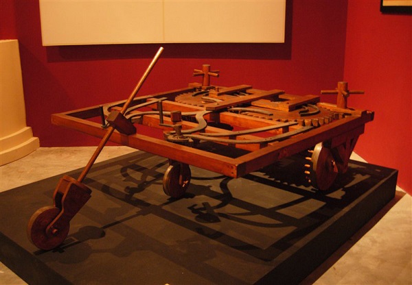 Leonardo'nun araba modeli Leonardo da Vinci 
