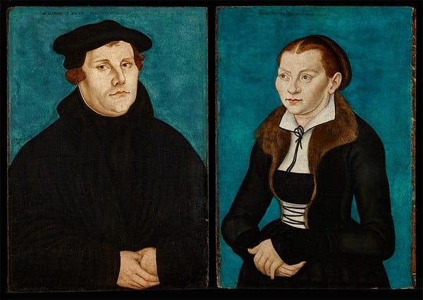 Luıther 1525'te bekarlık yemininden vazgeçerek eski bir rahibe olan Katherina von Bora'la evlendi.