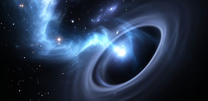 Karanlık madde yalnızca çevresinde oluşturduğu etkiyle tespit edilebiliyor