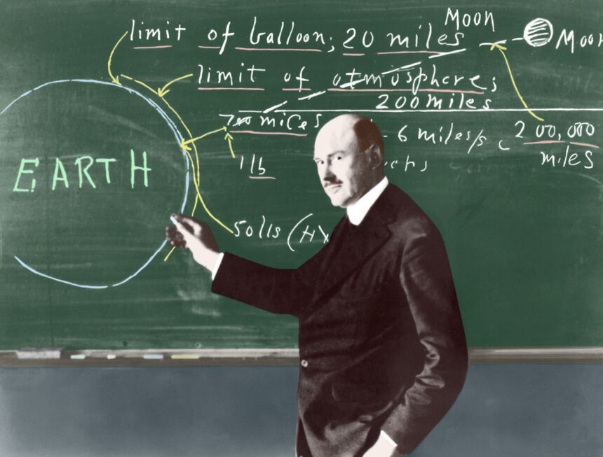 ilk roket bilimci Robert H. Goddard