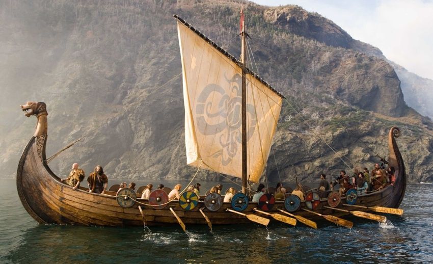 viking gemisi kürekçiler