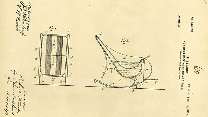 Sallanan sandalye banyosu patentler