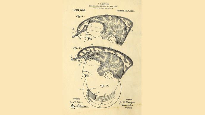 Taraklı şapka patentler