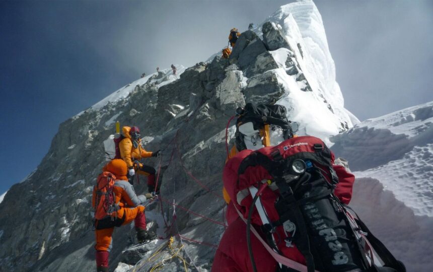 everest dağcı tırmanışı