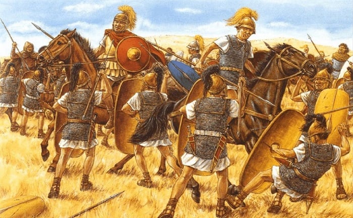Jül Sezar ve MÖ 48'lerde Pharsalus savaşında Pompey'e karşı kazandığı zafer 
