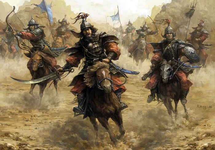 Cengiz'in orijinal Moğol ordusu, şimdiye kadar savaşmış olan 