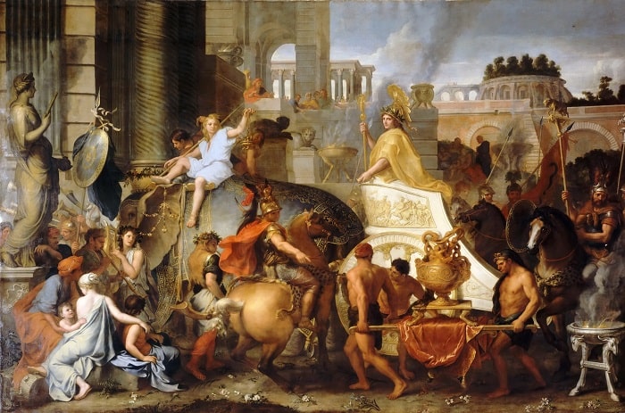 Charles Le Brun - Entry of Alexander into Babylon / Büyük İskender
