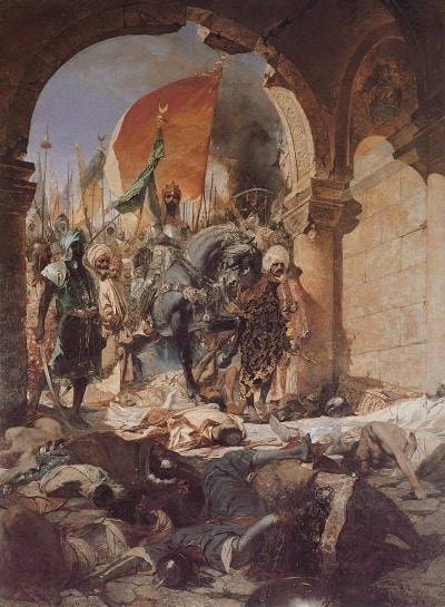 Conquest of Constantinople 1453 / İstanbul'un fethi ve Fatih Sultan Mehmet Bizans'ı kuşatması