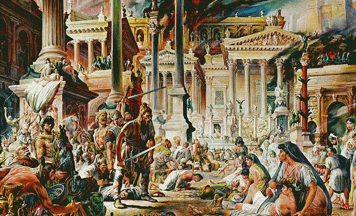 The Visigoth King Alaric  Vizigot  Batı Roma'nın yıkılışı