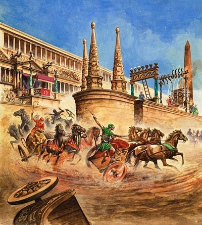 Chariot Racing at the Circus Maximus / Roma'da at yarışları / Batı Roma'nın yıkılışı