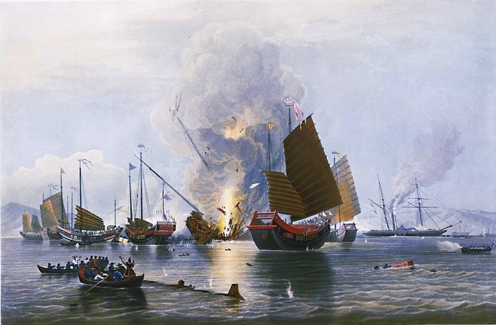 Çinlilerin batılı sömürgelerle tanışması Afyon Savaşları nedeniyle başladı / First Opium War