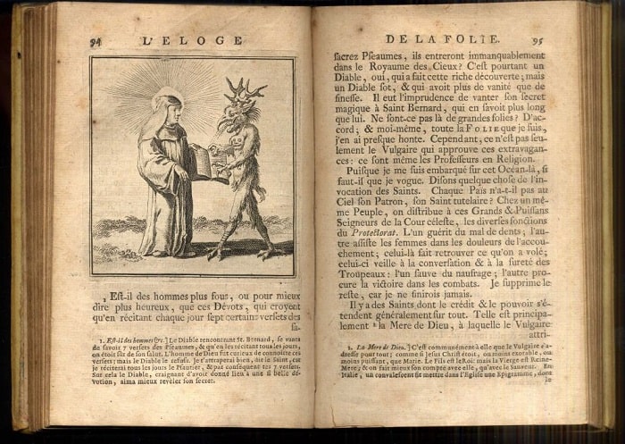 Deliliğe Övgü gibi yazılarında Erasmus, Kilise'nin otoritesine meydan okumak için basılı yayınlardan yararlanacaktı