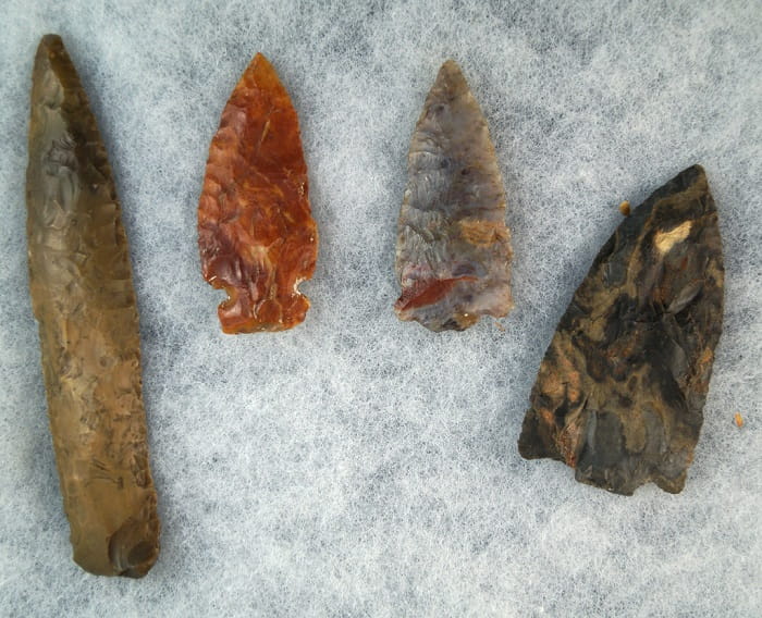 Neolithic Flint Arrowheads c4000BC