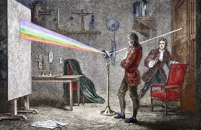 Isaac Newton ve prizma deneyi