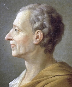 Baron de Montesquieu 1748'de ''Yasaların Ruhu''