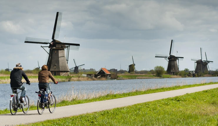 hollanda su değirmenleri Kinderdijk-Elshout