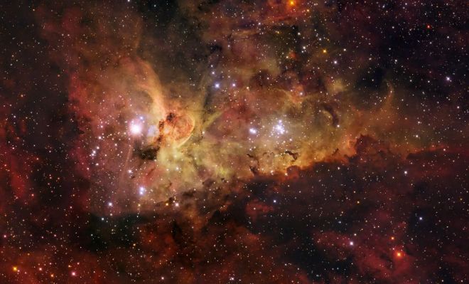Karina bulutsusu Eta Carinae hiper dev yıldızı