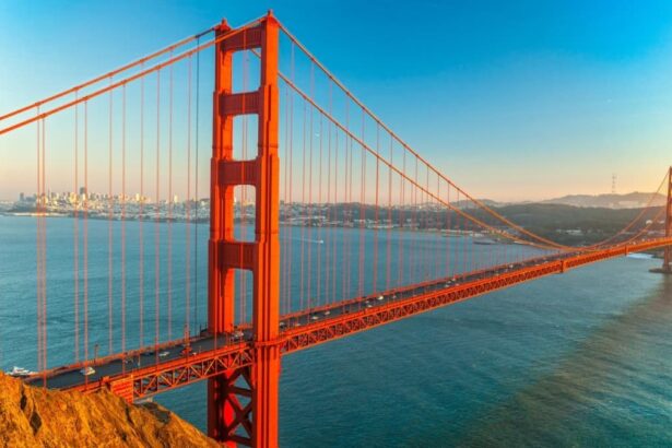 modern dünyanın yedi harikası arasında olan golden state köprüsü