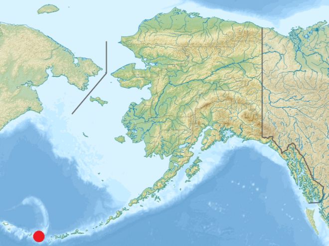 1965 Rat Adaları depremi, Alaska - Büyüklük 8,7