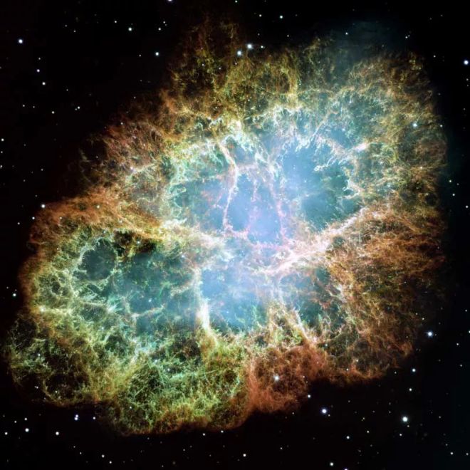 Yengeç bulutsusu süpernova kalıntısıdır