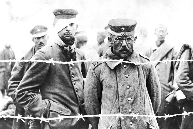1. Dünya Savaşı sırasında, 1918'de Rusya'daki savaş esirleri.