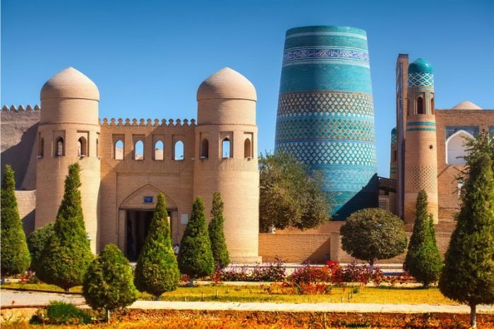 Özbekistan, Taşkent fotoğrafı mavi kule