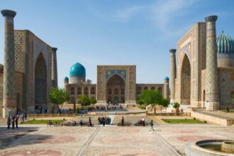 samarkand kenti özbekistan fotoğrafı