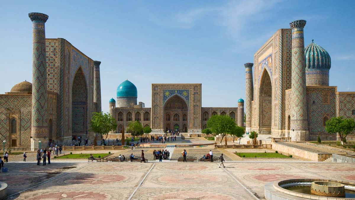 samarkand kenti özbekistan fotoğrafı