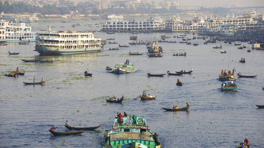 Bangladeş dakka Buriganga-nehri