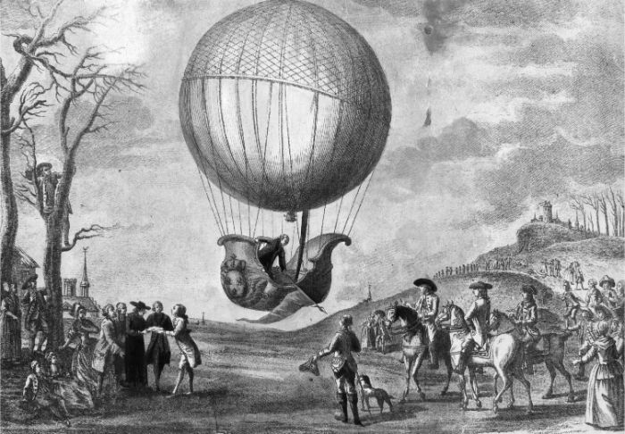 ilk hidrojen balonu Fransız Jacques Charles (1746-1823) ve Nicolas Robert 