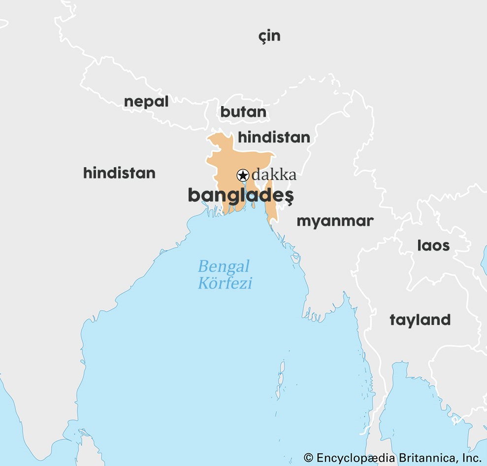 bangladeş haritası