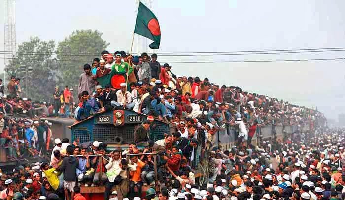 Bangladeş'te nüfus yoğunluğu ciddi bir problem