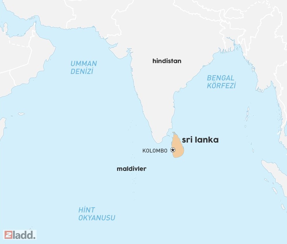 dünya haritası SRİ LANKA