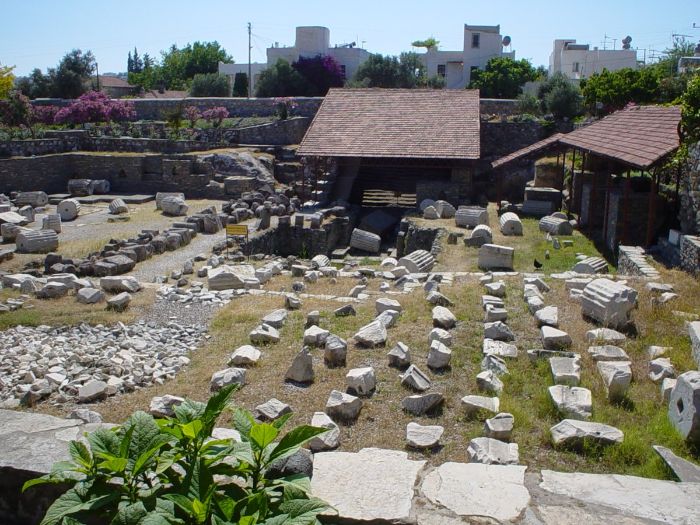 Halikarnas Mozolesi alanındaki kalıntılar, Bodrum