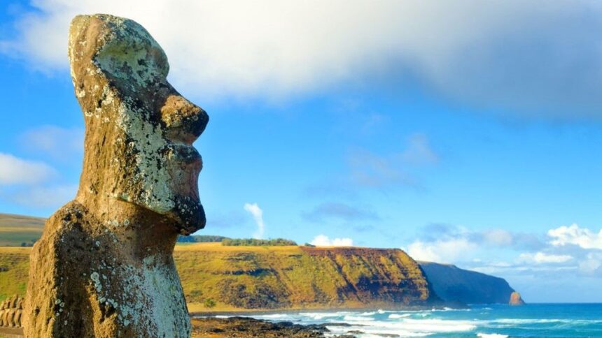 Moai ai Ahu Tongariki paskalya adası heykeli unesco