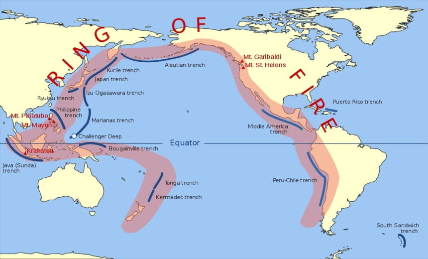 pasific ring of fire