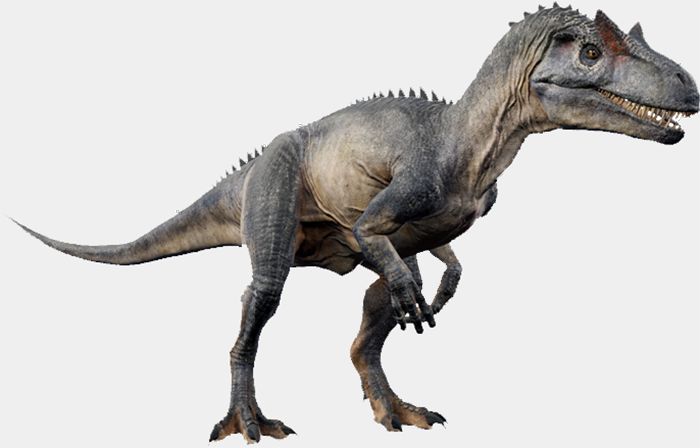 Jurassic Dönemi dinozorları arasında Allosaurus.