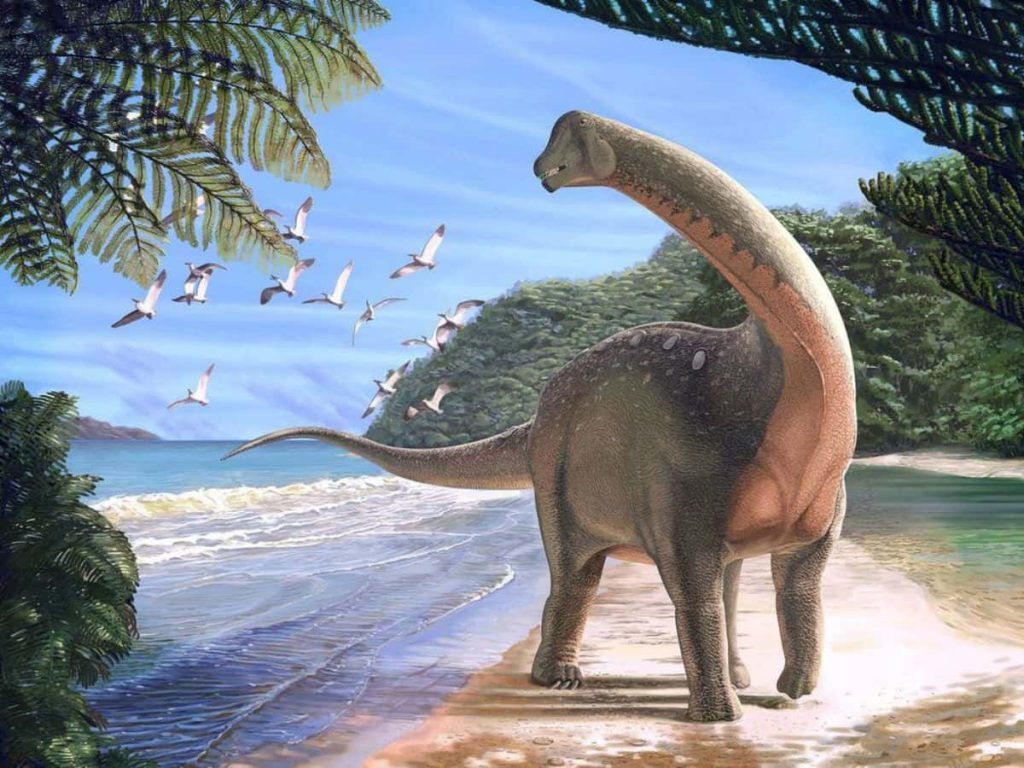 Titanozor gibi Sauropodlar otçul olması sayesinde 90 ton ağırlığıyla T-Rex'lere yem olmadı.