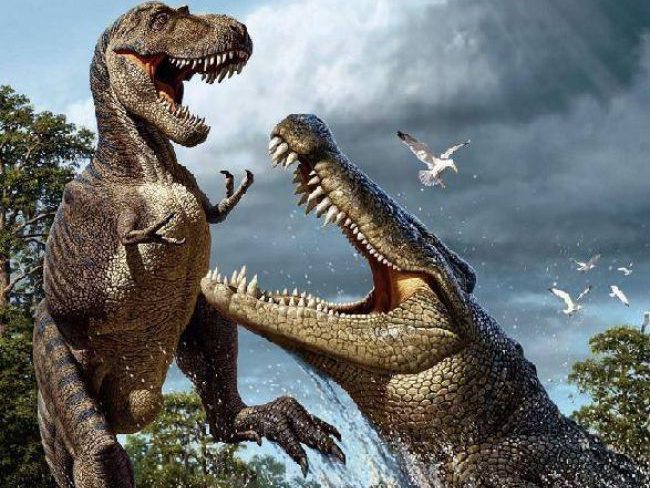 en büyük tarih öncesi hayvanlar arasında Deinosuchus