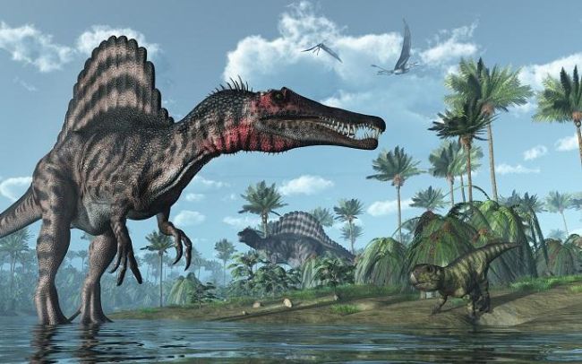 tarih öncesinin en büyük hayvanlarından Spinosaurus