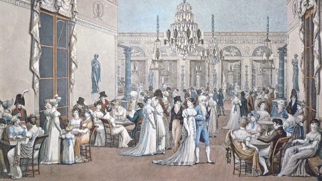 restoranın tarihi: 18. yüzyıl Paris'inde Cafe Frascati