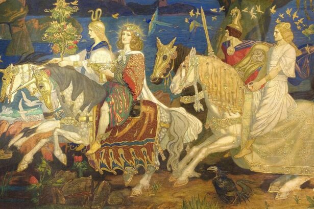 The Riders of the Sidhe, by John Duncan, The Tuatha Dé Danaan
