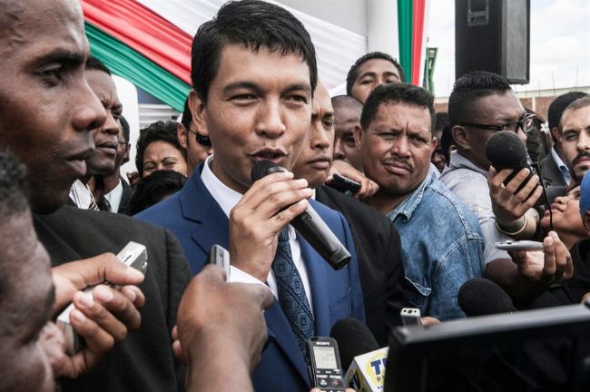 Madagaskar'ın eski başkanı Andry Rajoelina