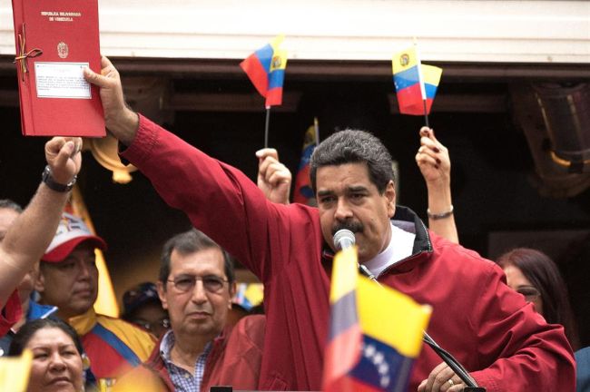 Venezuela devlet başkanı Nicolas Maduro