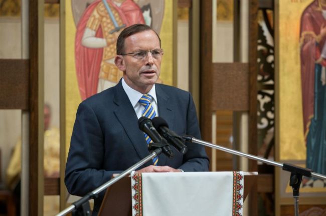 Eski Avustralya başbakanı Tony Abbott