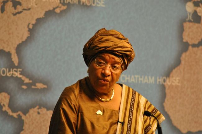 Eski Liberya başkanı Ellen Johnson Sirleaf