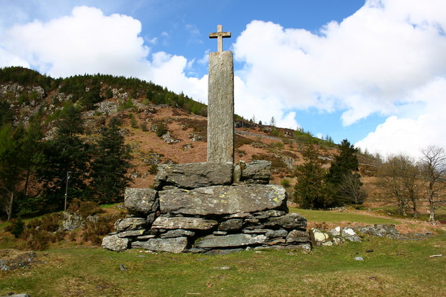 Taliesin Monument at Llyn Geirionydd