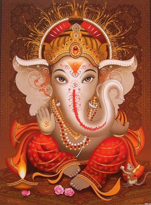 Ganesha'nın sanatsal portresi