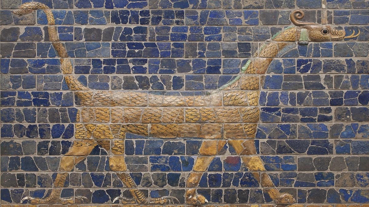 Mushhushshu-dragon, Symbol of the God Marduk, 604 - 562 BCE