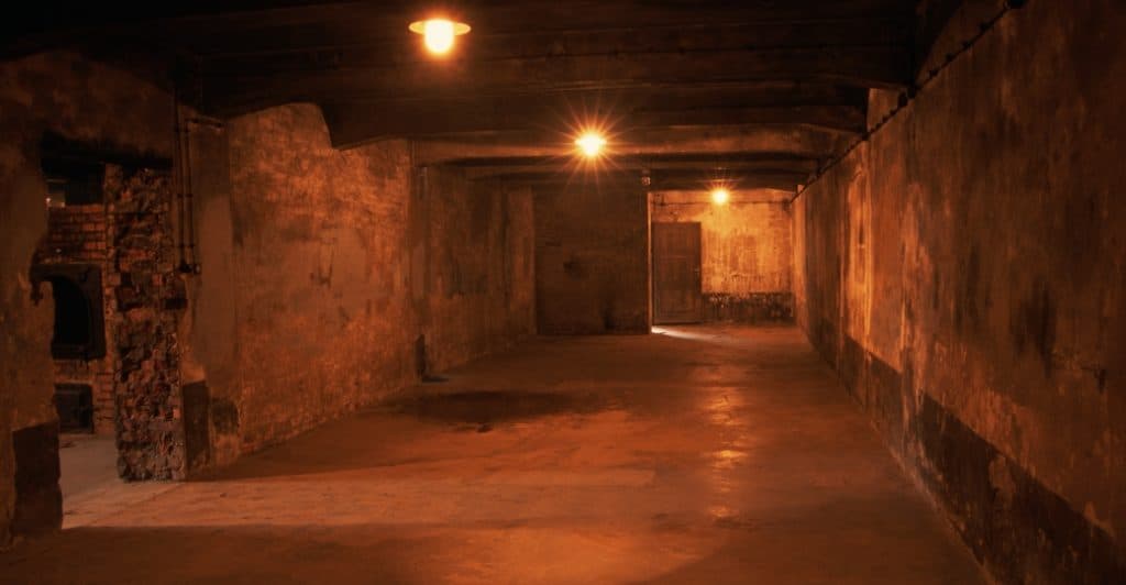 Auschwitz gaz odası.